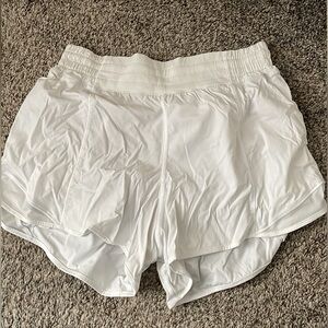 lululemon athletica White Hotty Hot Shorts